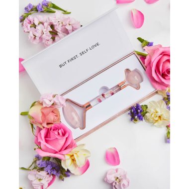 Floral Quartz Facial Roller