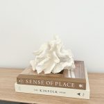 Foliose Coral Resin Sculpture White