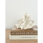 Foliose Coral Resin Sculpture White
