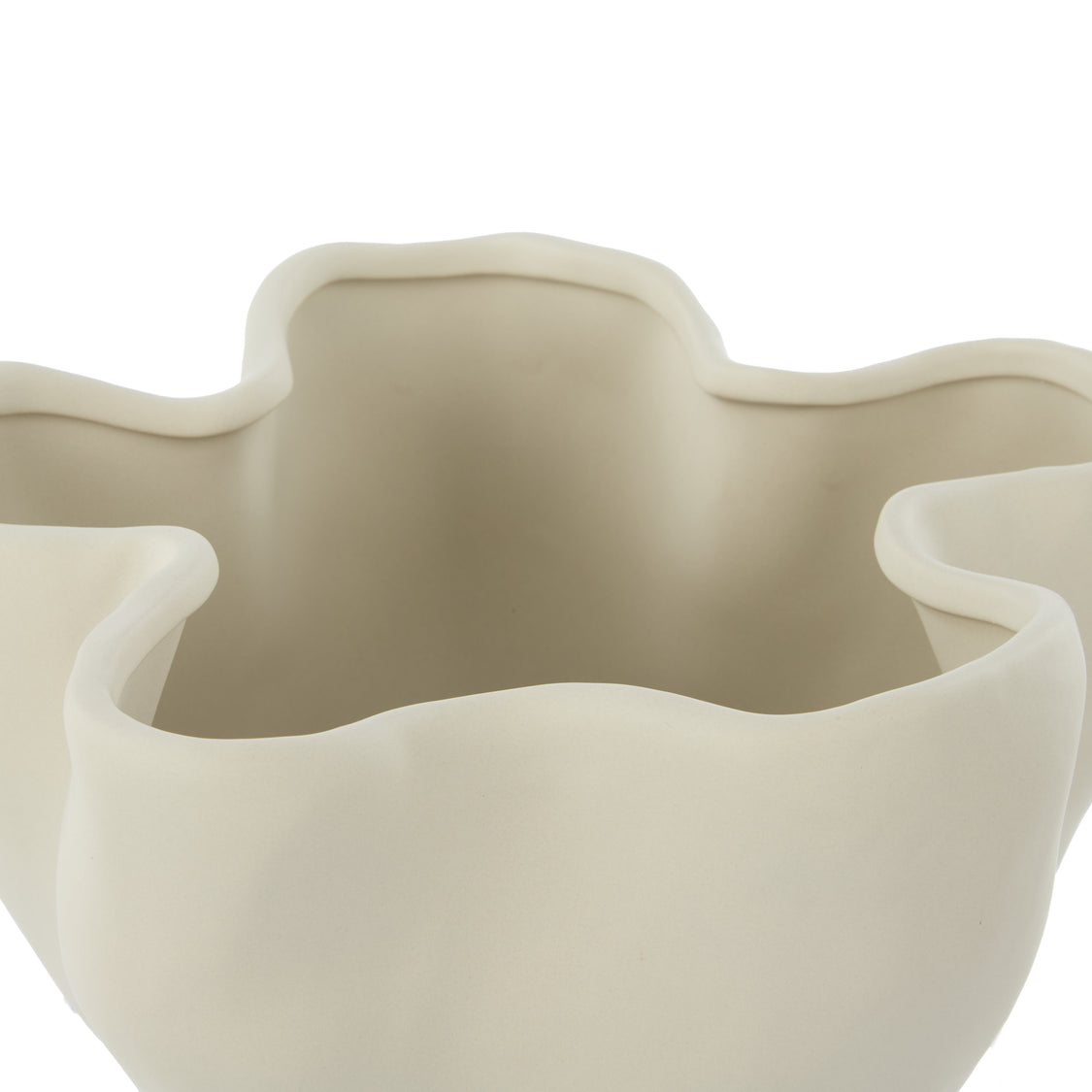 AM Fluid Cream Vase