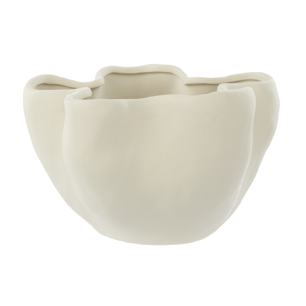 AM Fluid Cream Vase