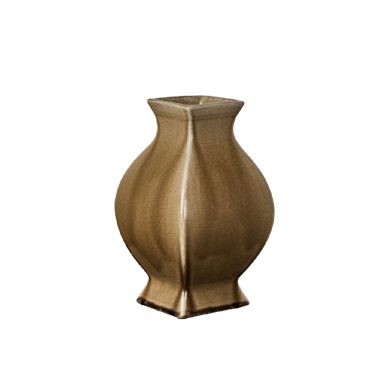 Sylvie Vase Crackle Glaze Green