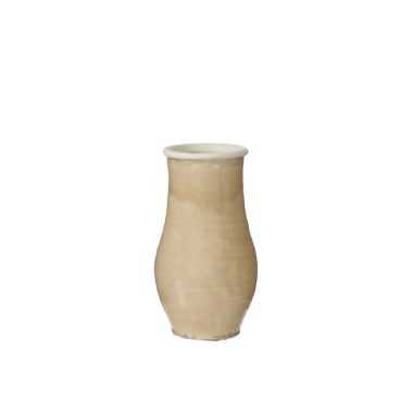 Mira Vase Taupe 13x13x24cm