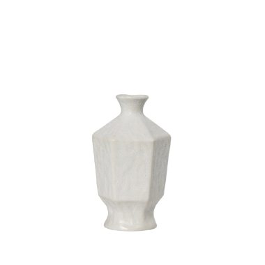 Lido Vase White Pebble