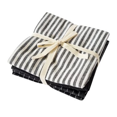 Katerina Tea Towel 3pk Charcoal