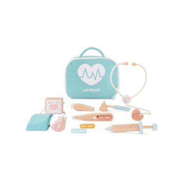 Doll Wooden Doctor Set 10pc