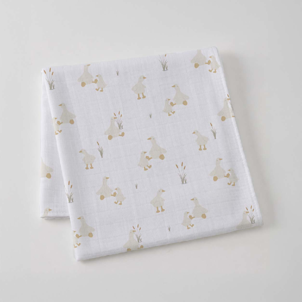 J&G Wiggles Duck Muslin Wrap