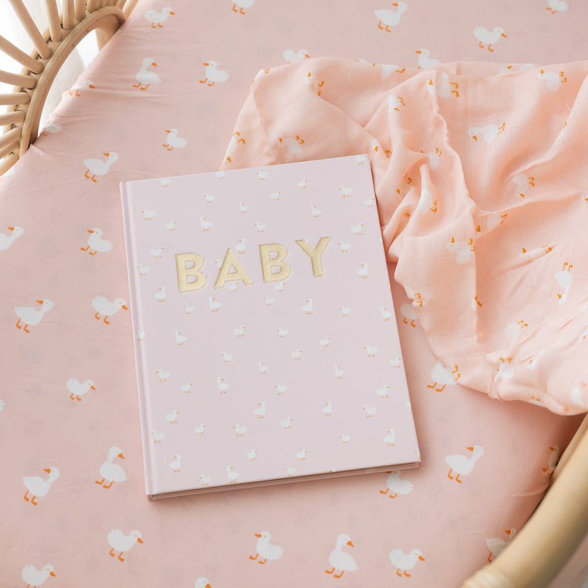 Baby Book Pink Ducks