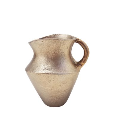 Safiya Pitcher Vase Gold 13.5x12x15