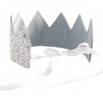 Sequin Crown Silver