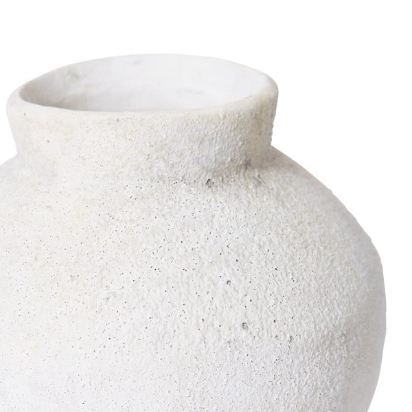 Filke Vase White 14x14x14cm