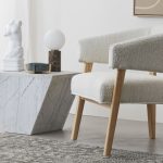 Rhea Sculpture 13x11x35cm Wht