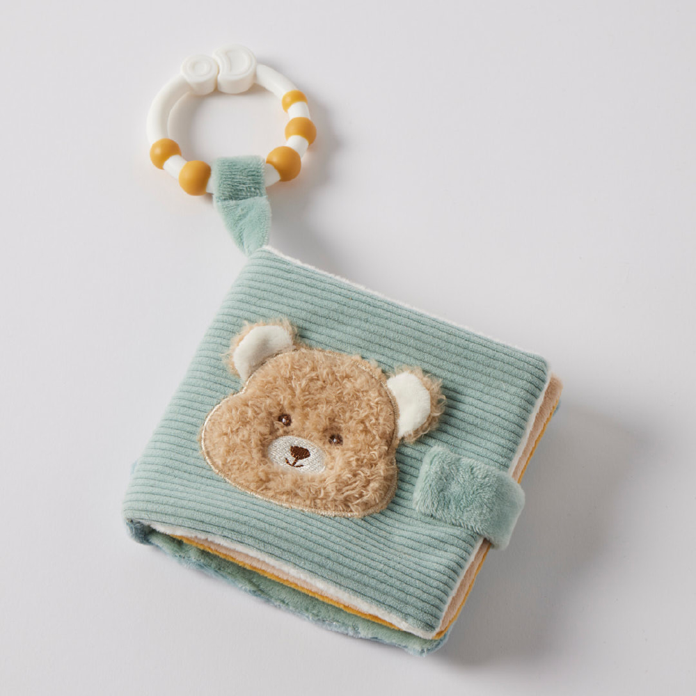 Hugglies Teddy Activity Fabric Book-Bl